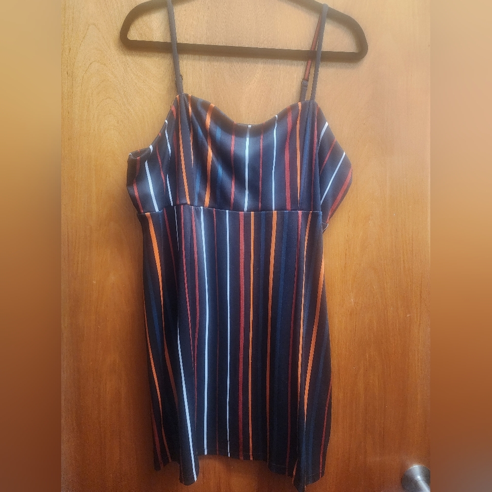 Short striped dress